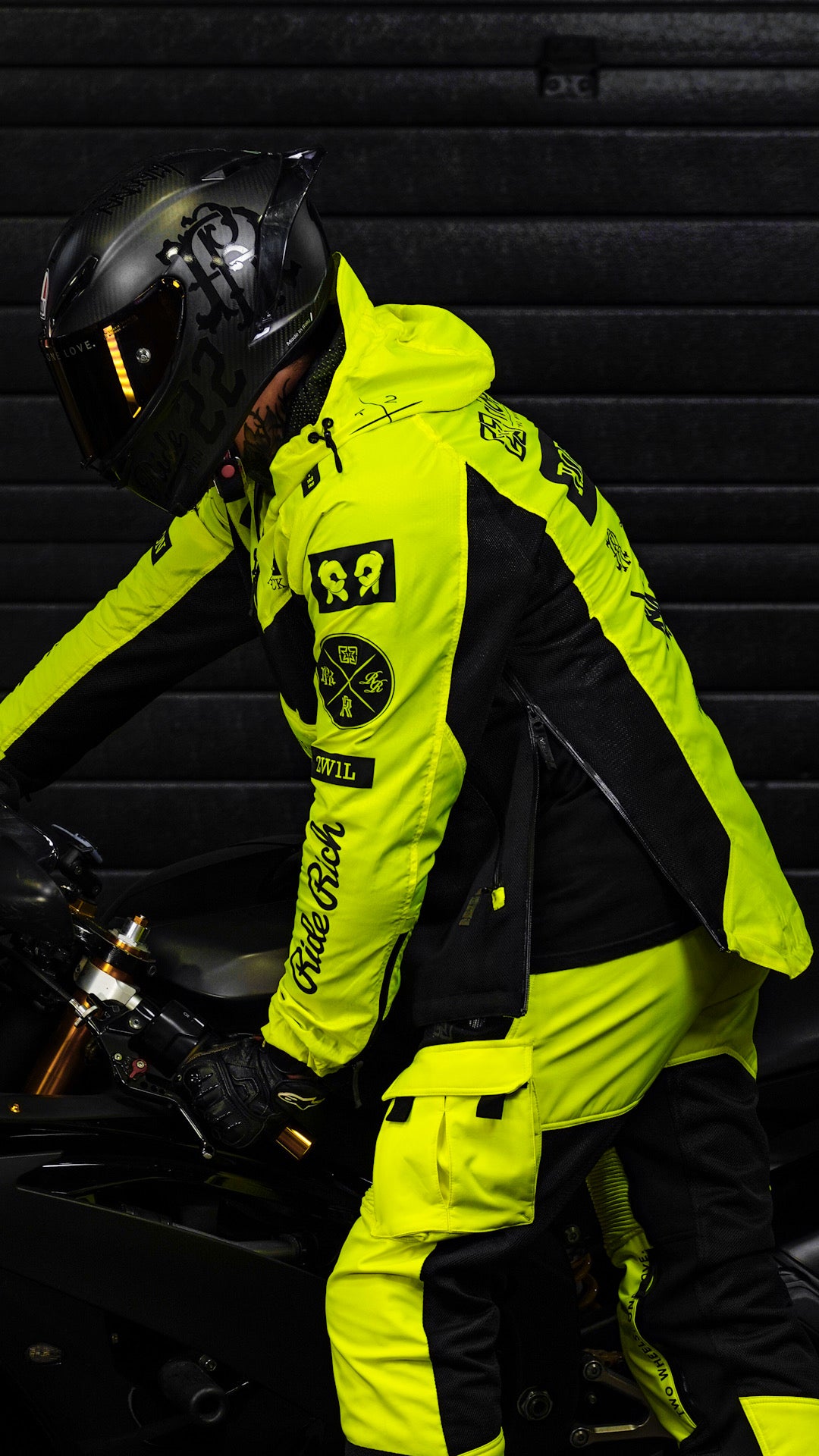 Concord™ V2.Flow™ Mesh Armoured Anorak Jacket {RR GP/Hyper Yellow}