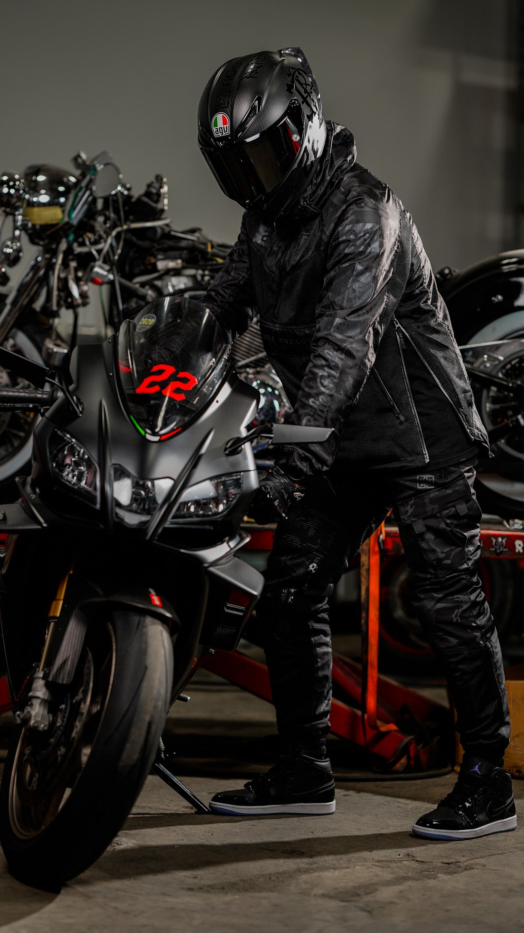 Concord™ V2.Flow™ Mesh Armoured Anorak Jacket {RR GP/Black Camo}