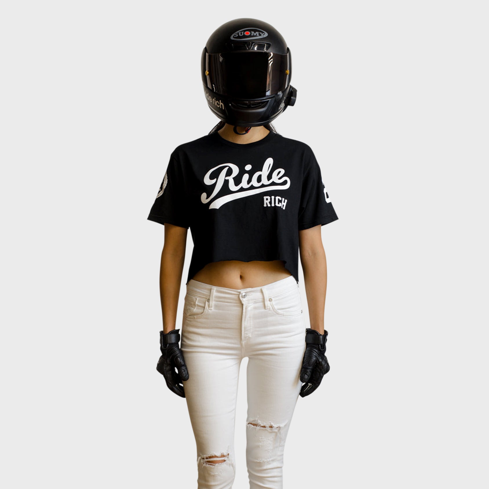 RR Squad Crop Tee {Black}