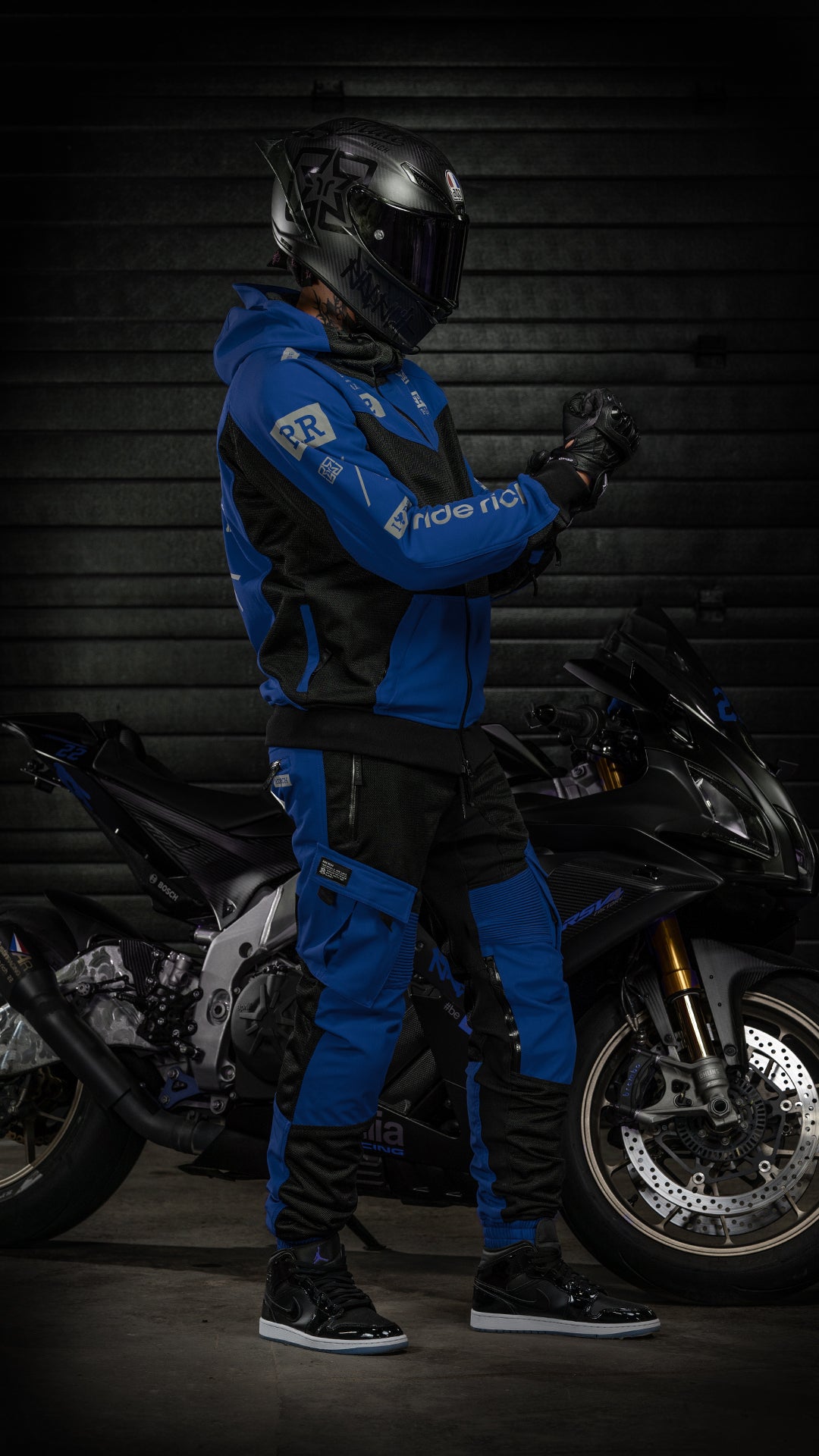 Unit 16™ V2.Flow™ Mesh Armoured Cargo Joggers {Blue}