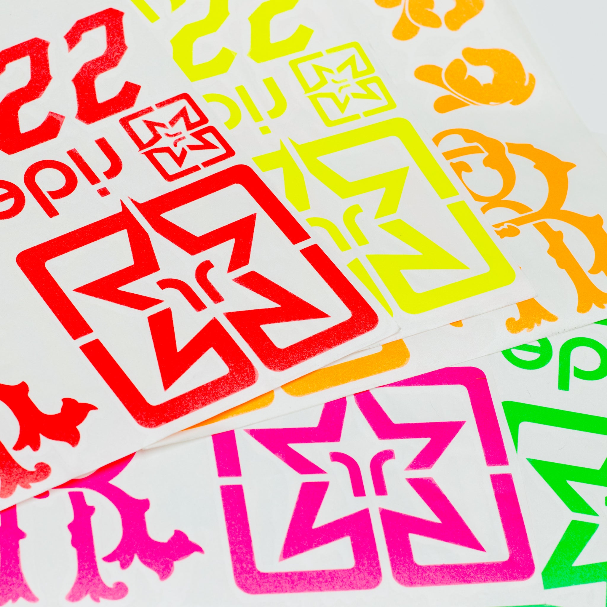 Ride Rich Helmet Vinyl Decal Kit