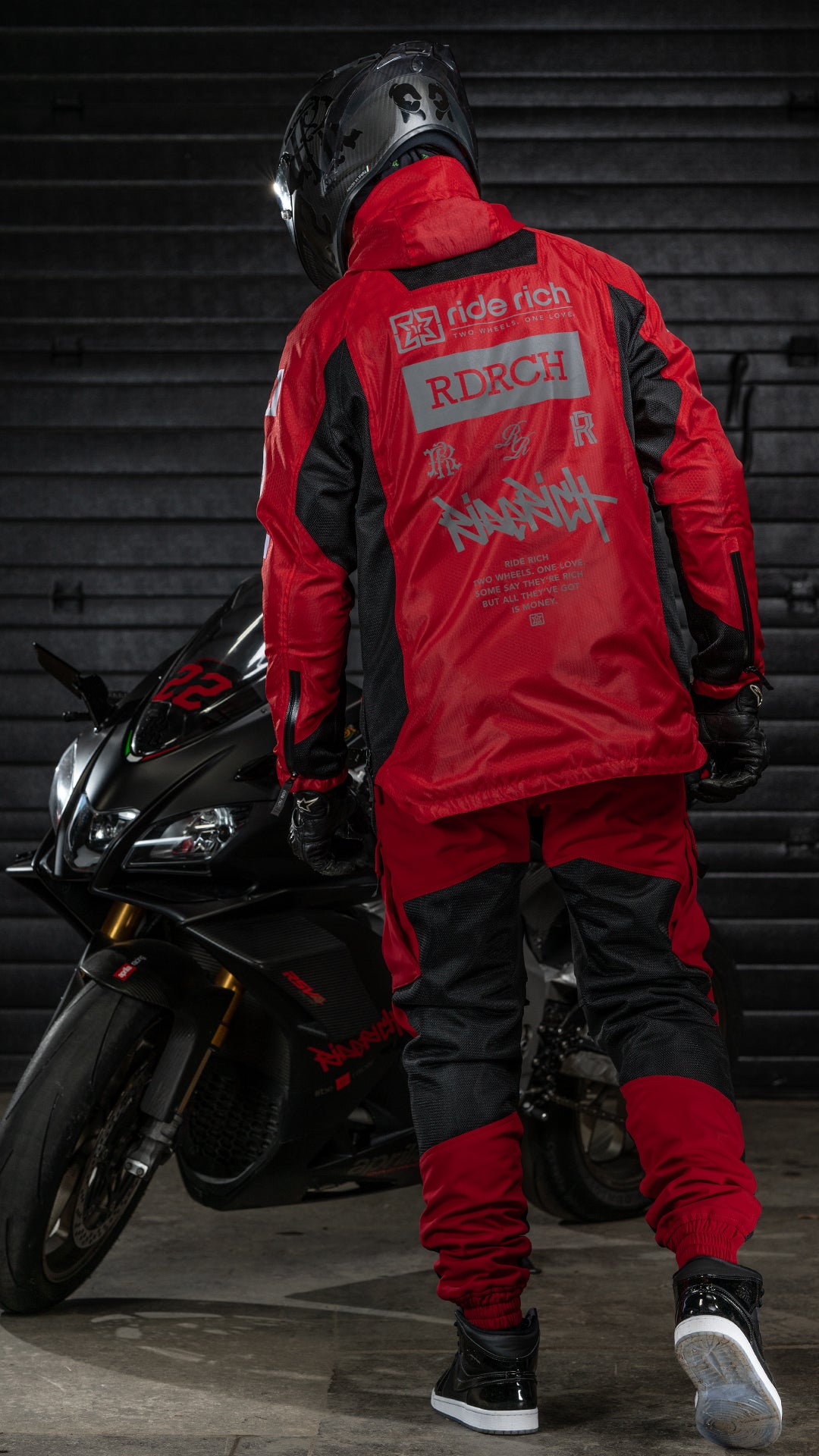 Concord™ V2.Flow™ Mesh Armoured Anorak Jacket {RR GP/Red}