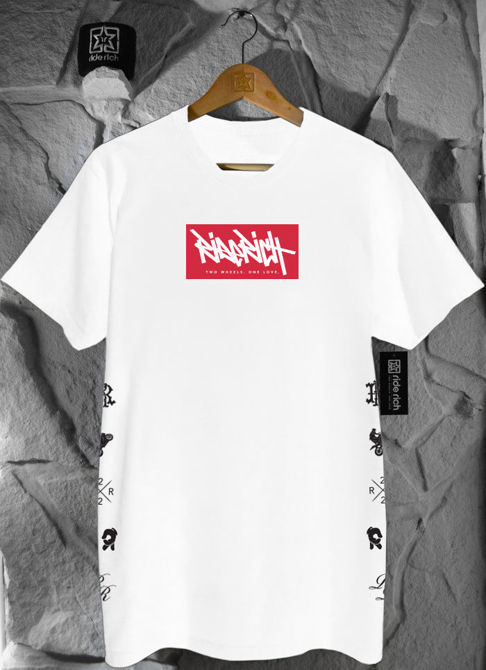 Ride Rich Tag Tee {White}