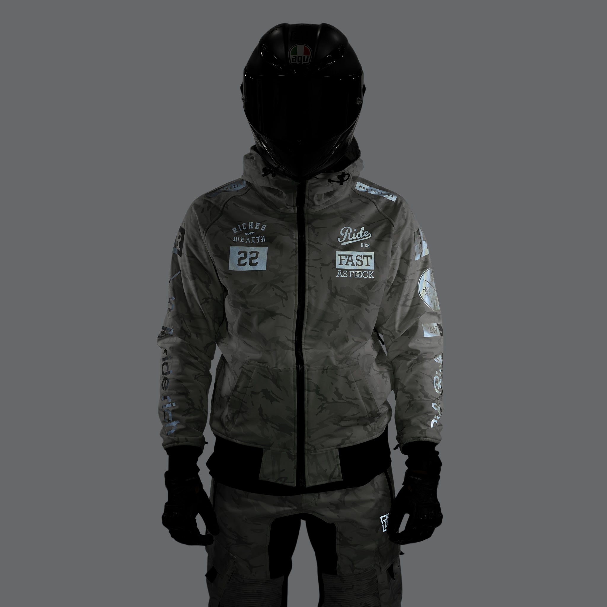 Regency™ Armoured Softshell Hooded Jacket {RR GP/Ghost Camo}