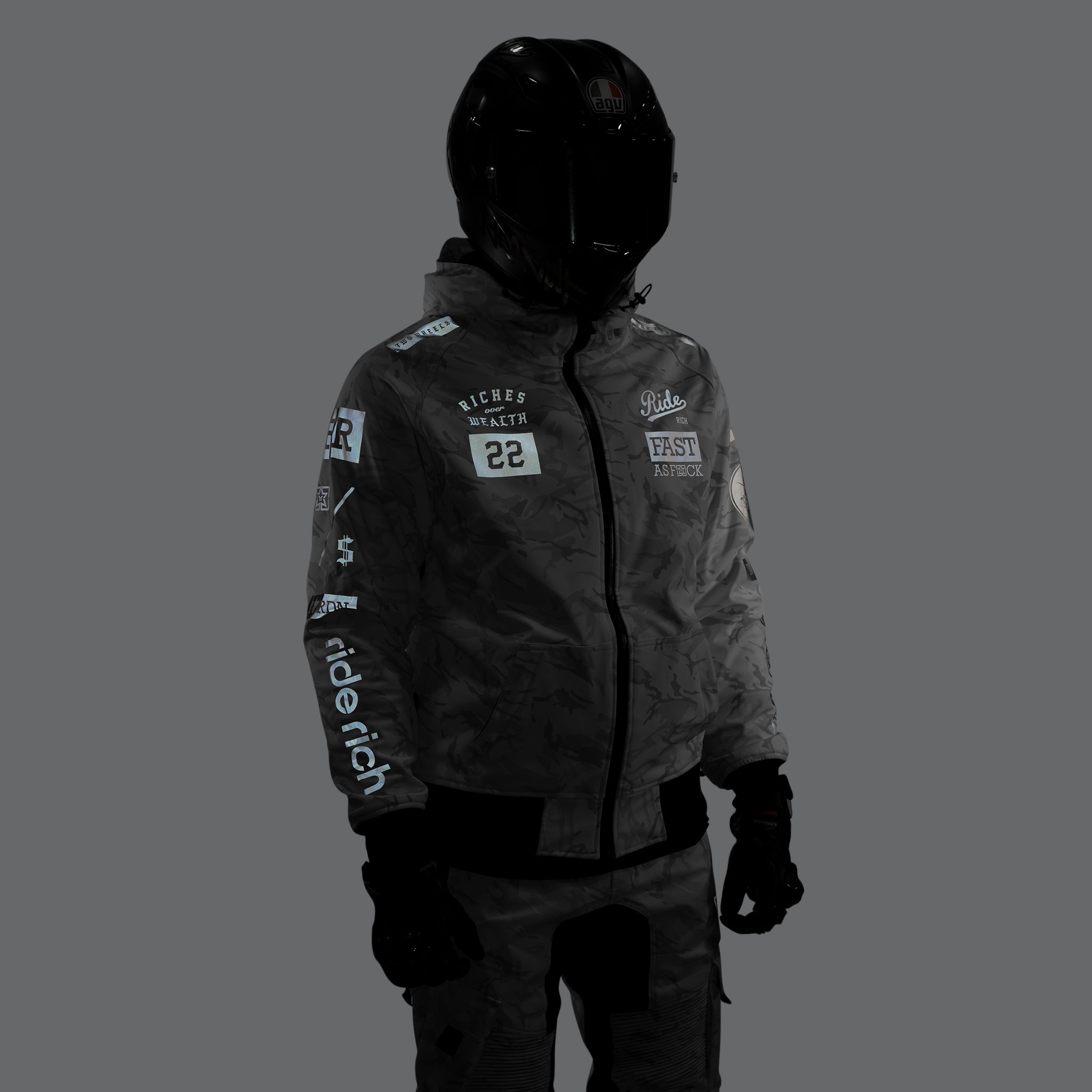 Regency™ Armoured Softshell Hooded Jacket {RR GP/Ghost Camo}