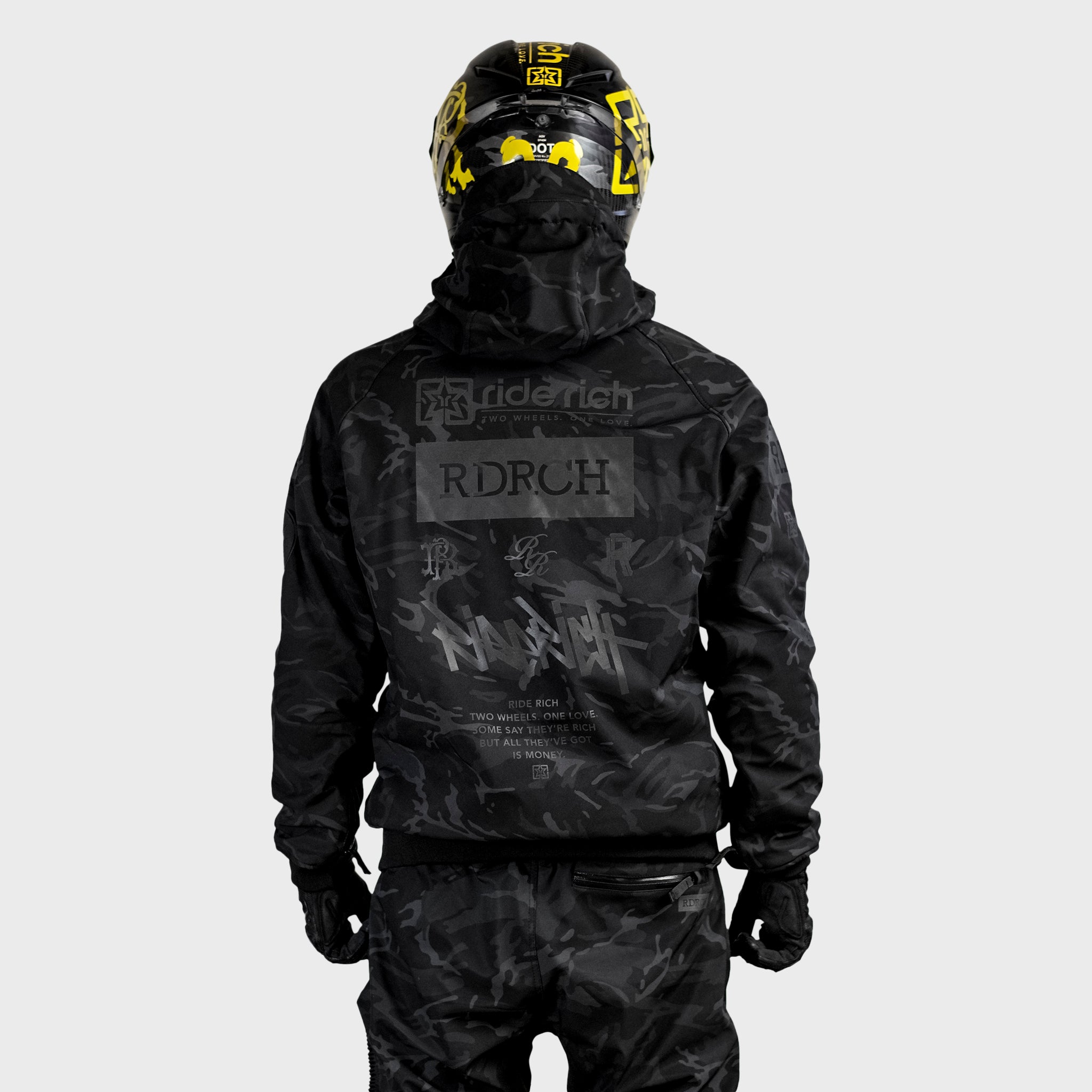 Regency™ Armoured Softshell Hooded Jacket {RR GP/Black Camo}