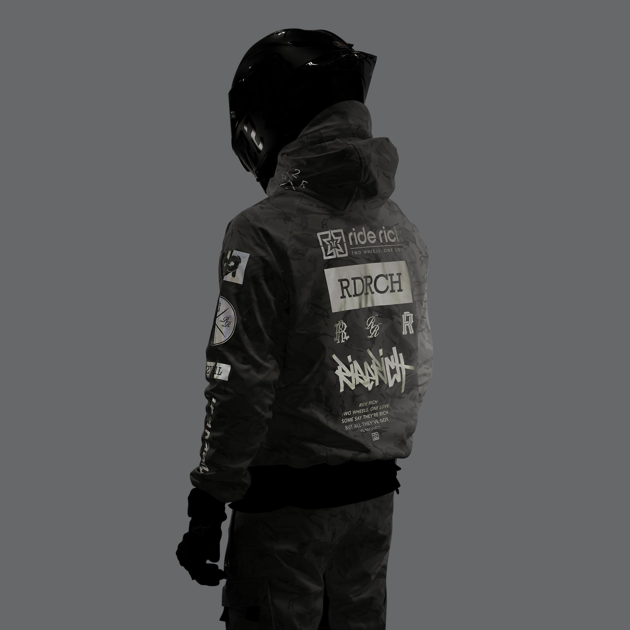 Regency™ Armoured Softshell Hooded Jacket {RR GP/Ghost Camo}