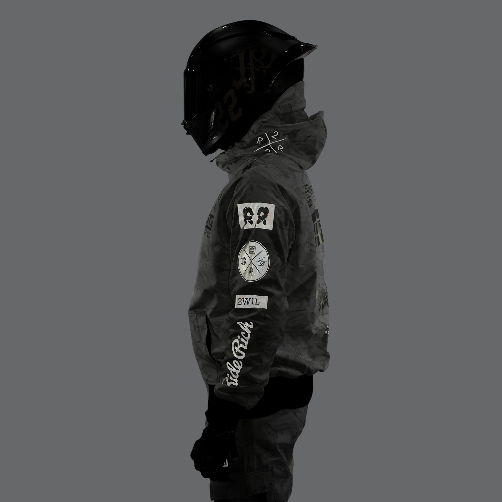 Regency™ Armoured Softshell Hooded Jacket {RR GP/Ghost Camo}