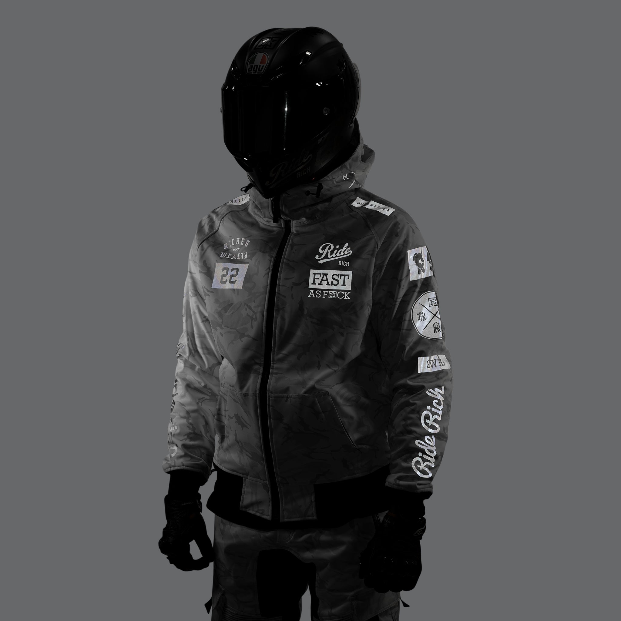 Regency™ Armoured Softshell Hooded Jacket {RR GP/Ghost Camo}