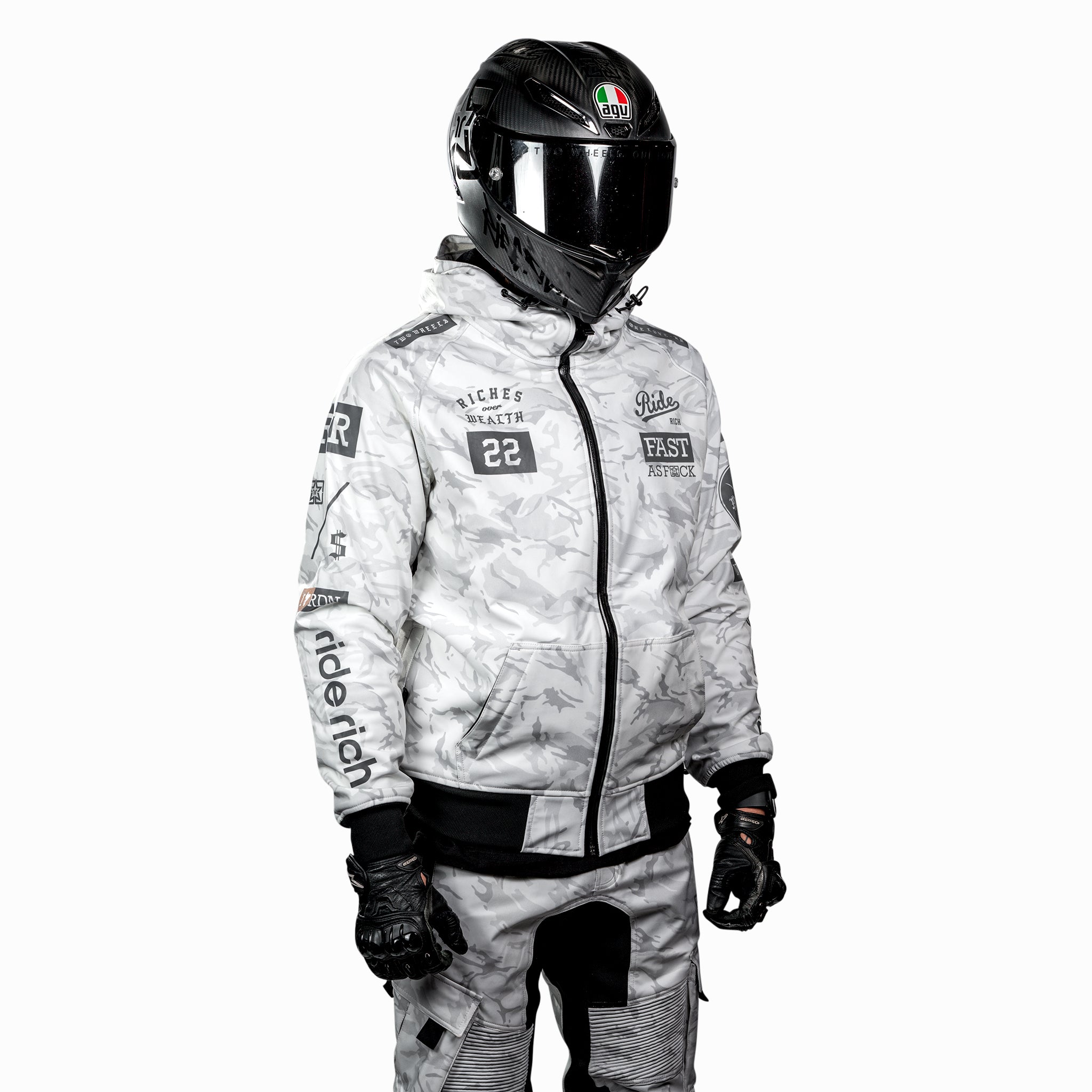 Regency™ Armoured Softshell Hooded Jacket {RR GP/Ghost Camo}