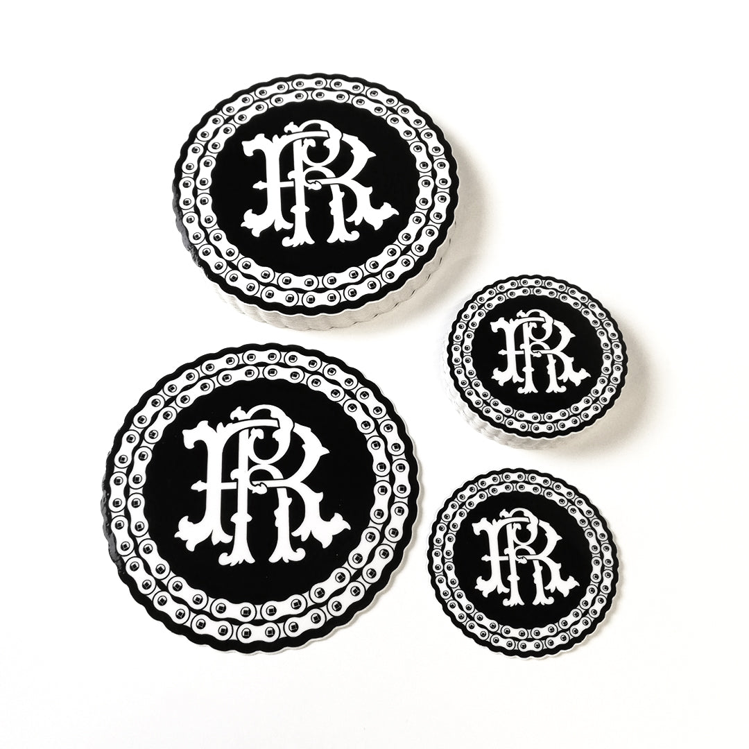 RR Filigree & Chains Vinyl Sticker {Medium}