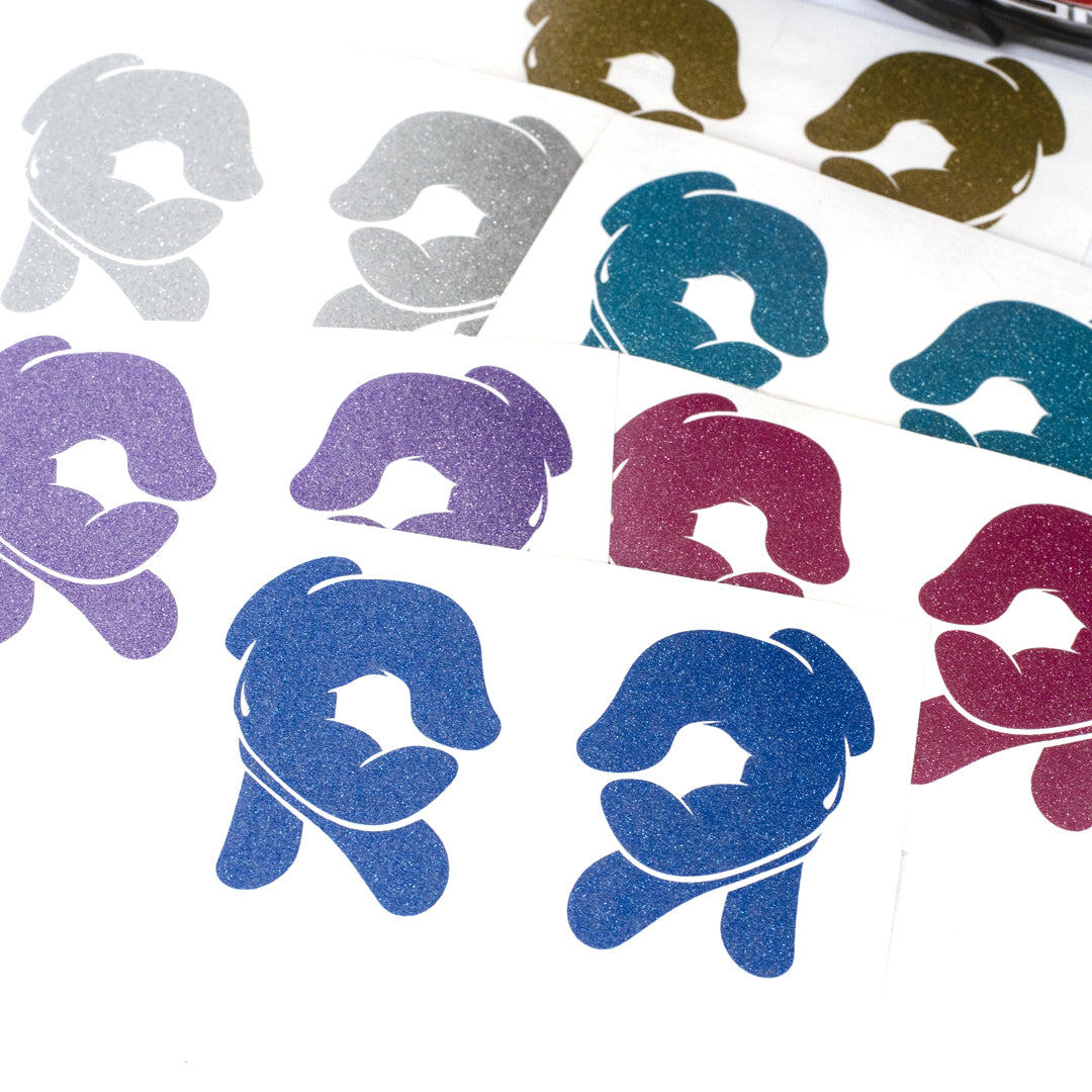 Rep Life On Two Glitter Vinyl Decal