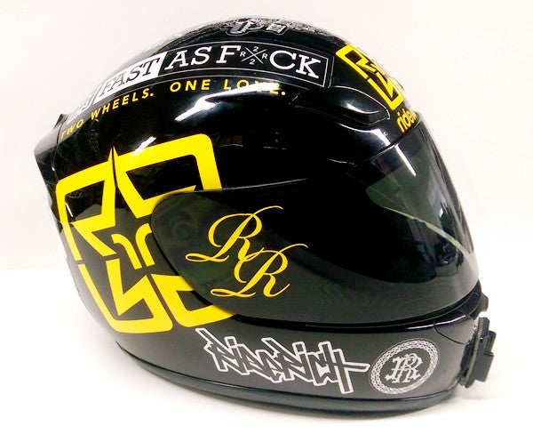 Ride Rich XL Emblem Vinyl Decal View 5 - Custom Motorcycle Decal