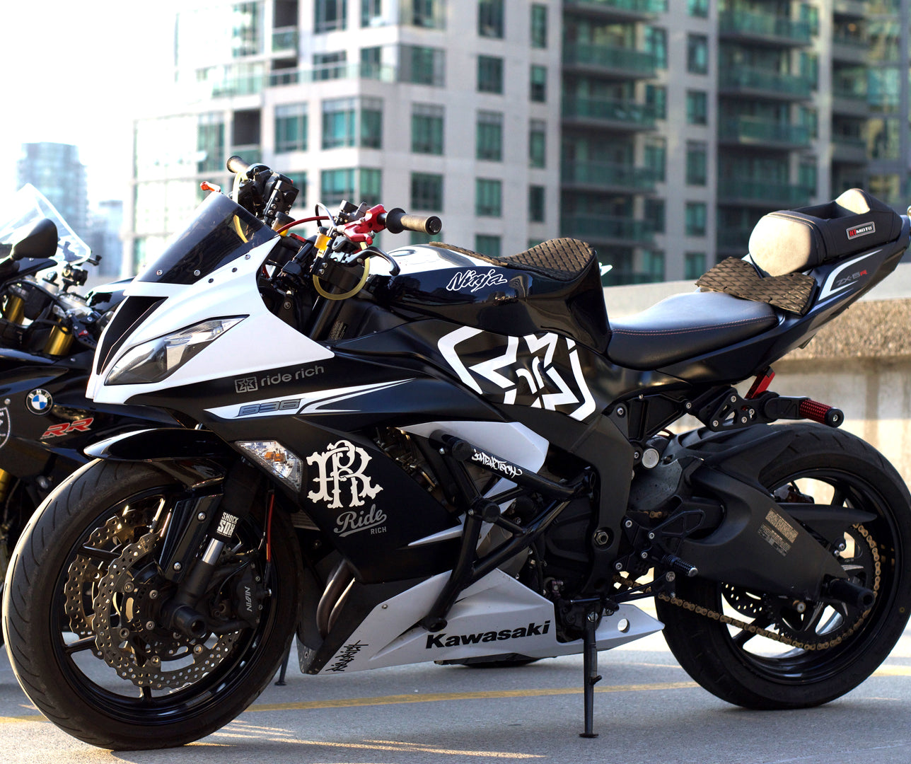 Ride Rich Emblem Vinyl Decal {Oversized}