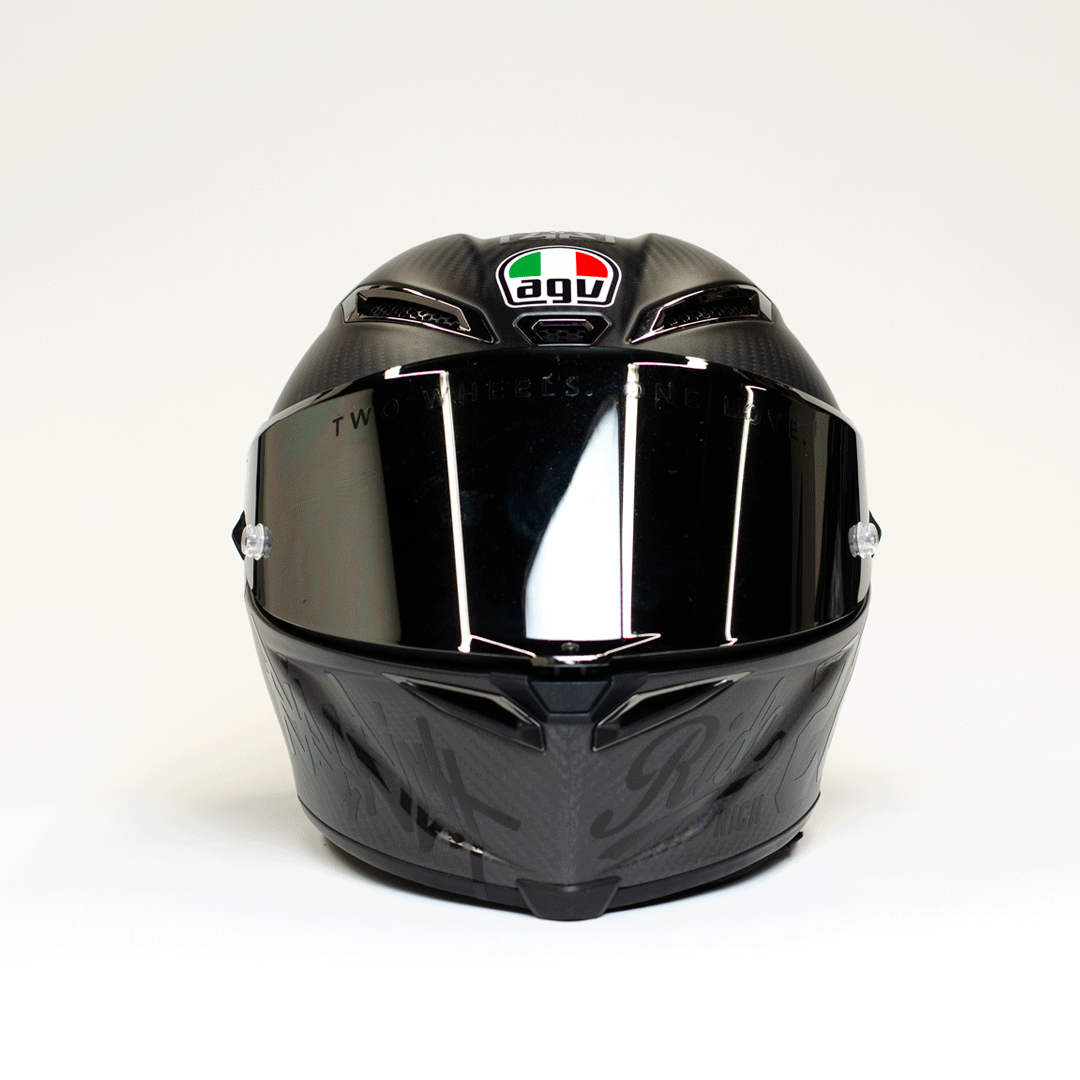 Reflective Ride Rich Helmet Vinyl Decal Kit