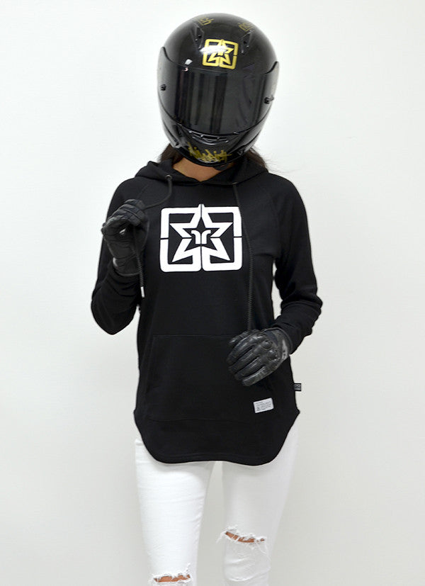 Ride Rich Emblem Scoop Pullover Hoodie View 7 - Motorcycle Hoodie