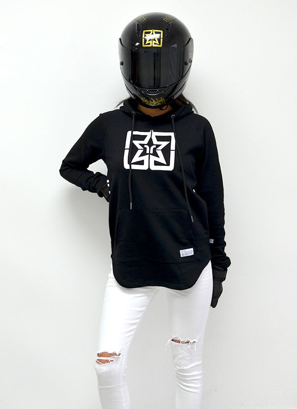 Ride Rich Emblem Scoop Pullover Hoodie View 8 - Motorcycle Hoodie