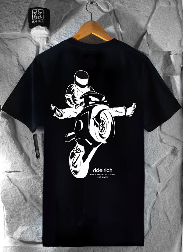 RR Stay Up Tee View 1 - Motorcycle T-shirt