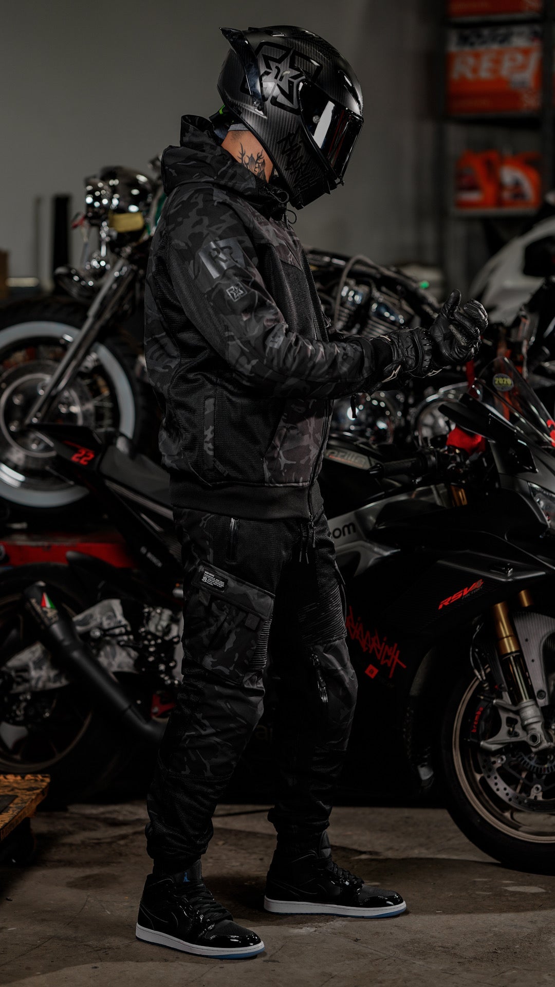 [Pre-Sale // Backorder] Regency™ V2.Flow™ Mesh Armoured Hooded Jacket {RR GP/Black Camo}