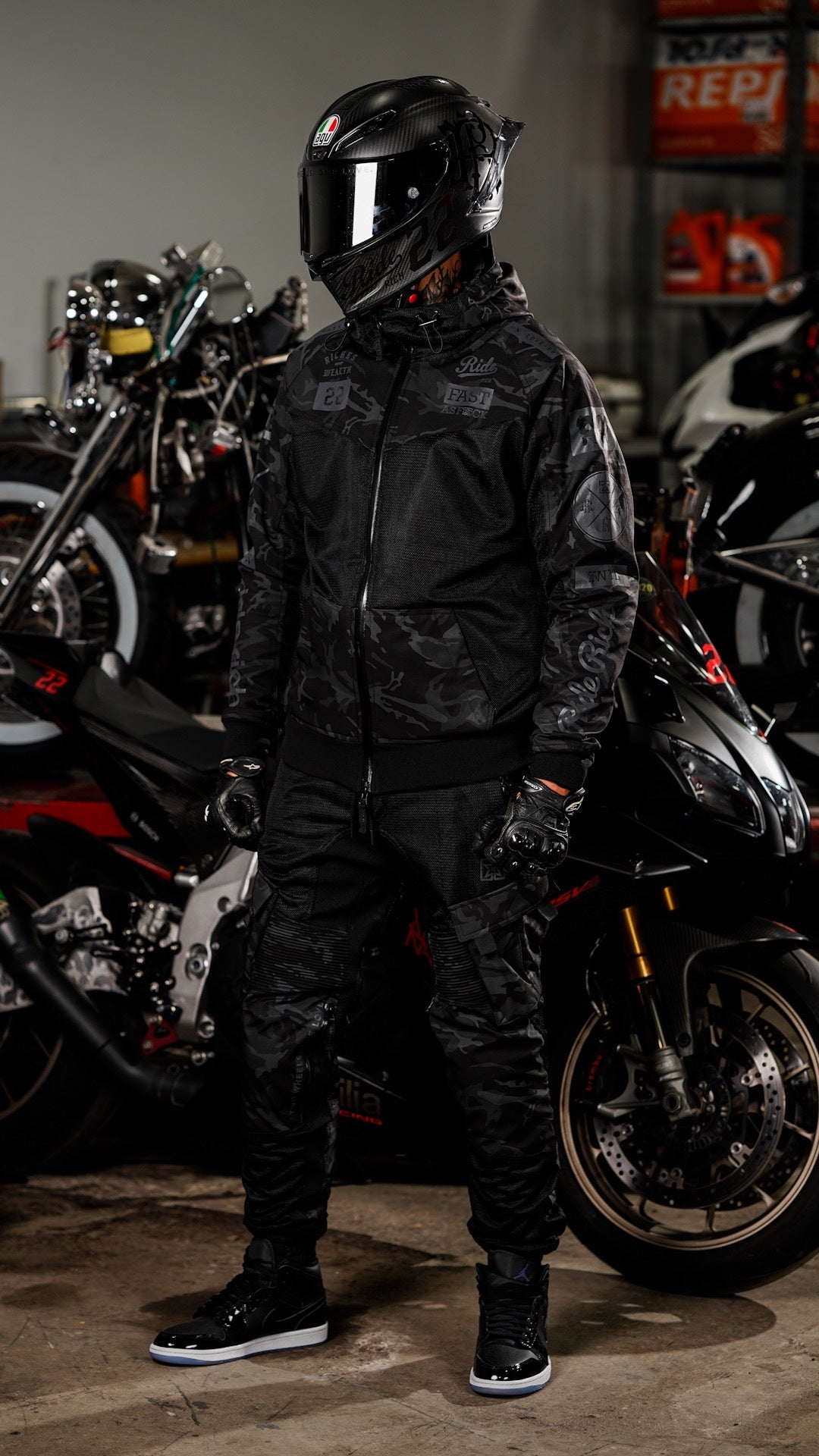 [Pre-Sale // Backorder] Unit 16™ V2.Flow™ Mesh Armoured Cargo Joggers {Black Camo}