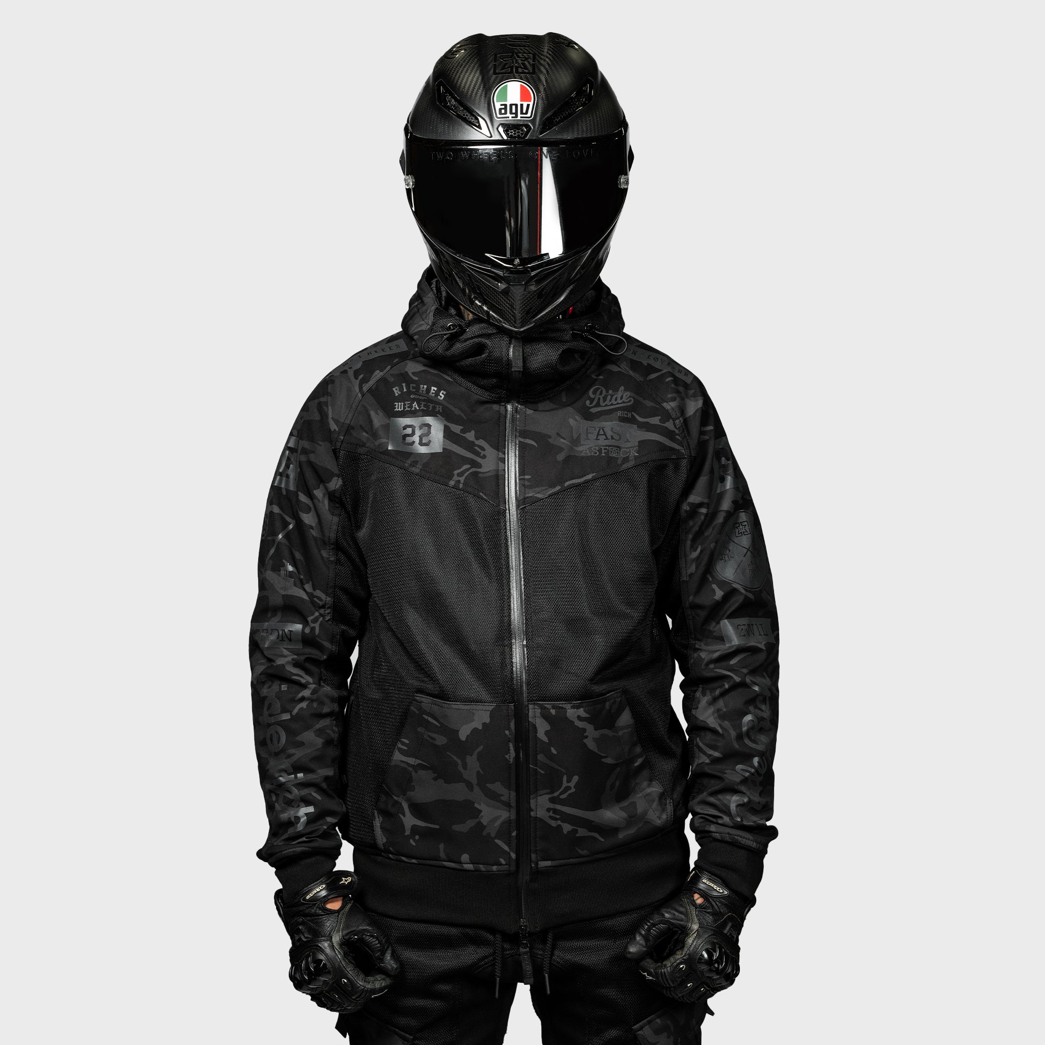 [Pre-Sale // Backorder] Regency™ V2.Flow™ Mesh Armoured Hooded Jacket {RR GP/Black Camo}