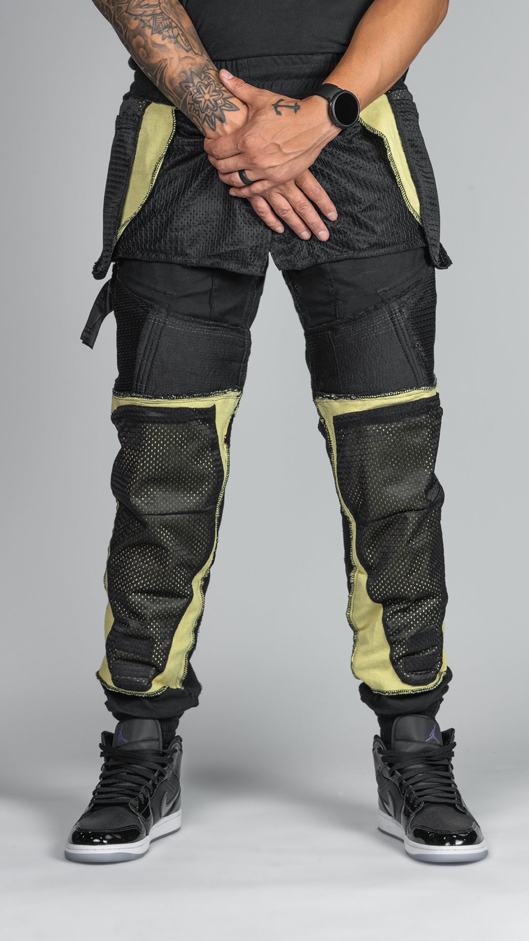 [Pre-Sale // Backorder] Unit 16™ Armoured Denim Cargo Joggers {Black}