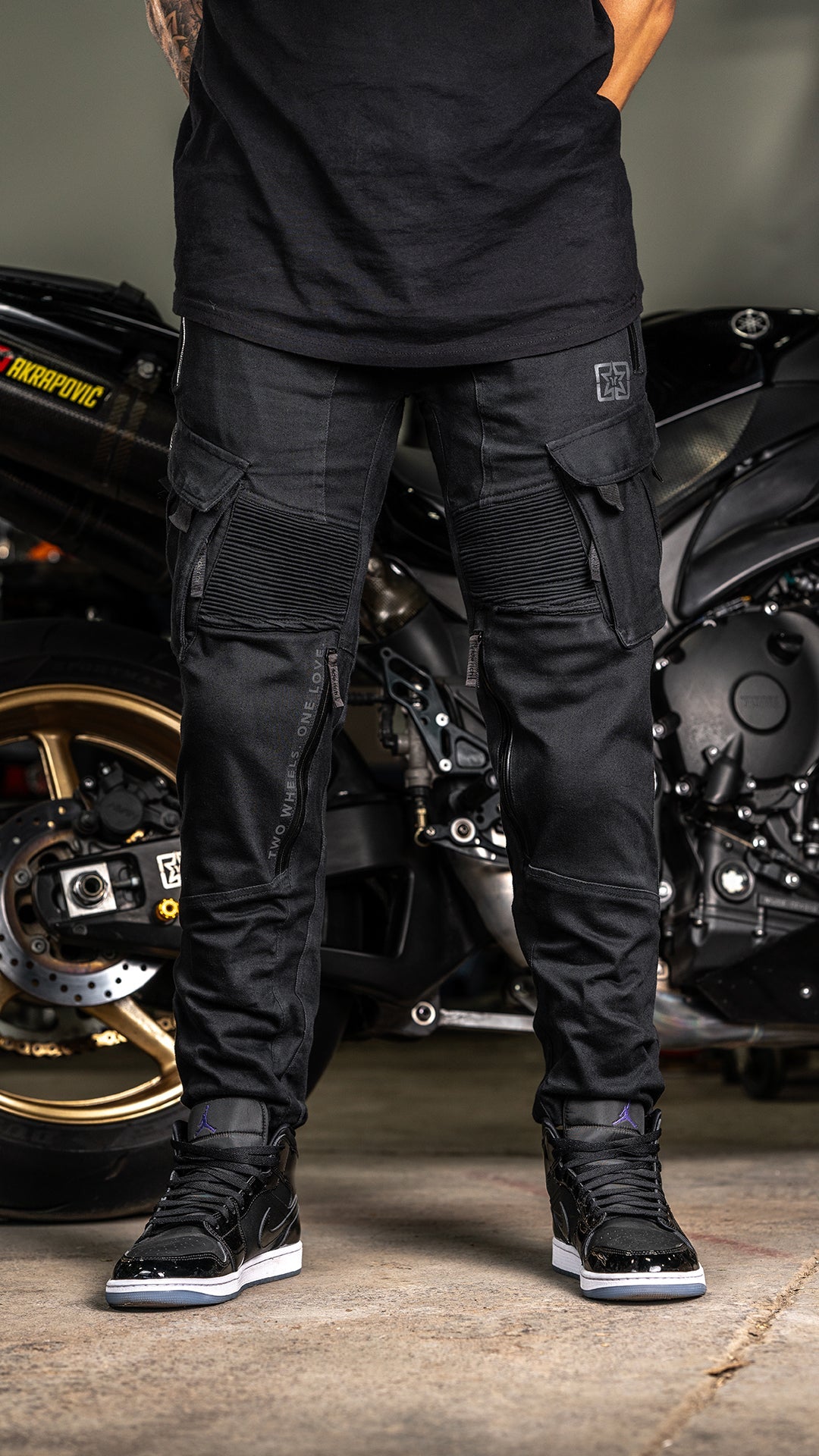 [Pre-Sale // Backorder] Unit 16™ Armoured Denim Cargo Joggers {Black}