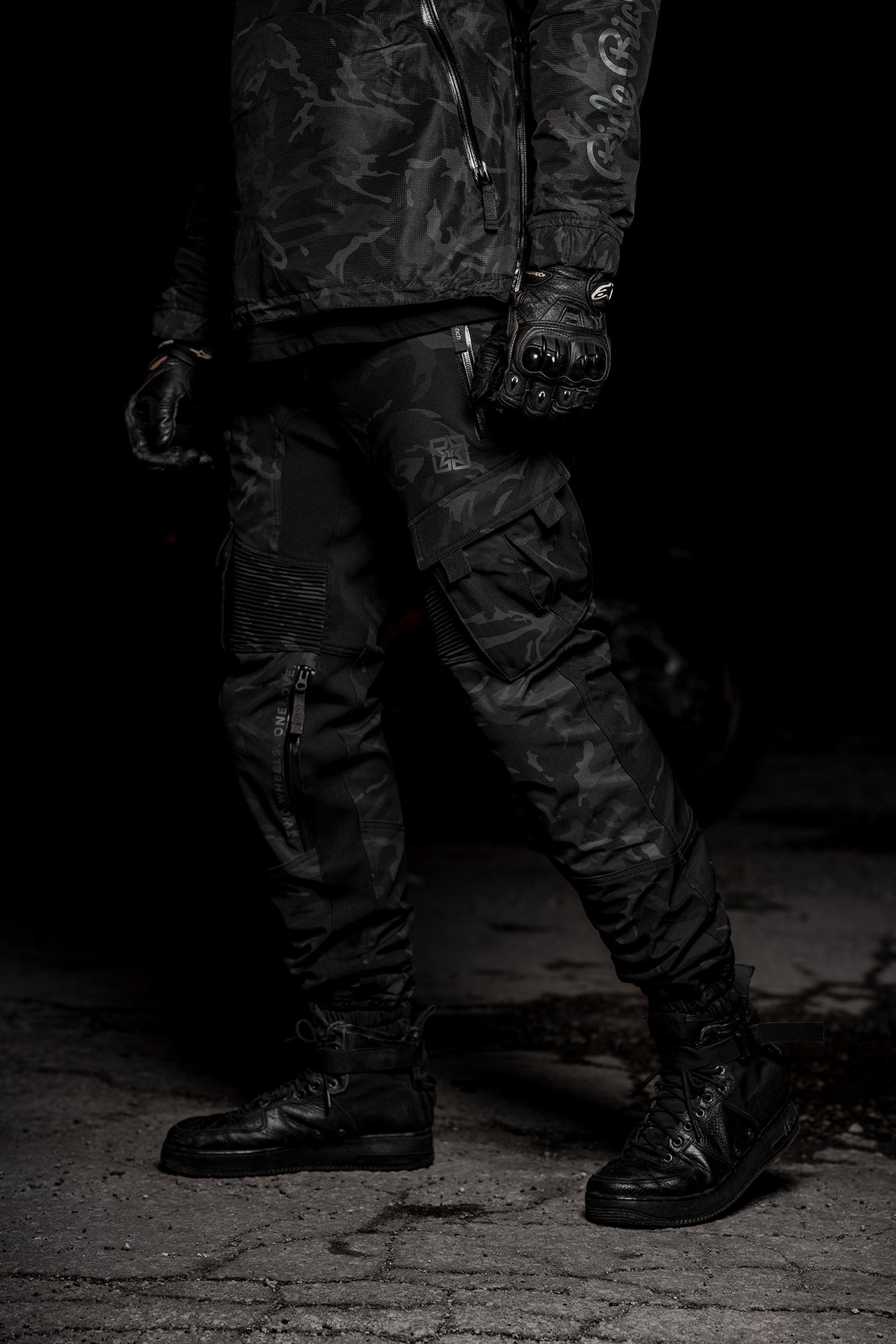 [Pre-Sale // Backorder] Unit 16™ Armoured Softshell Cargo Joggers {Black Camo}