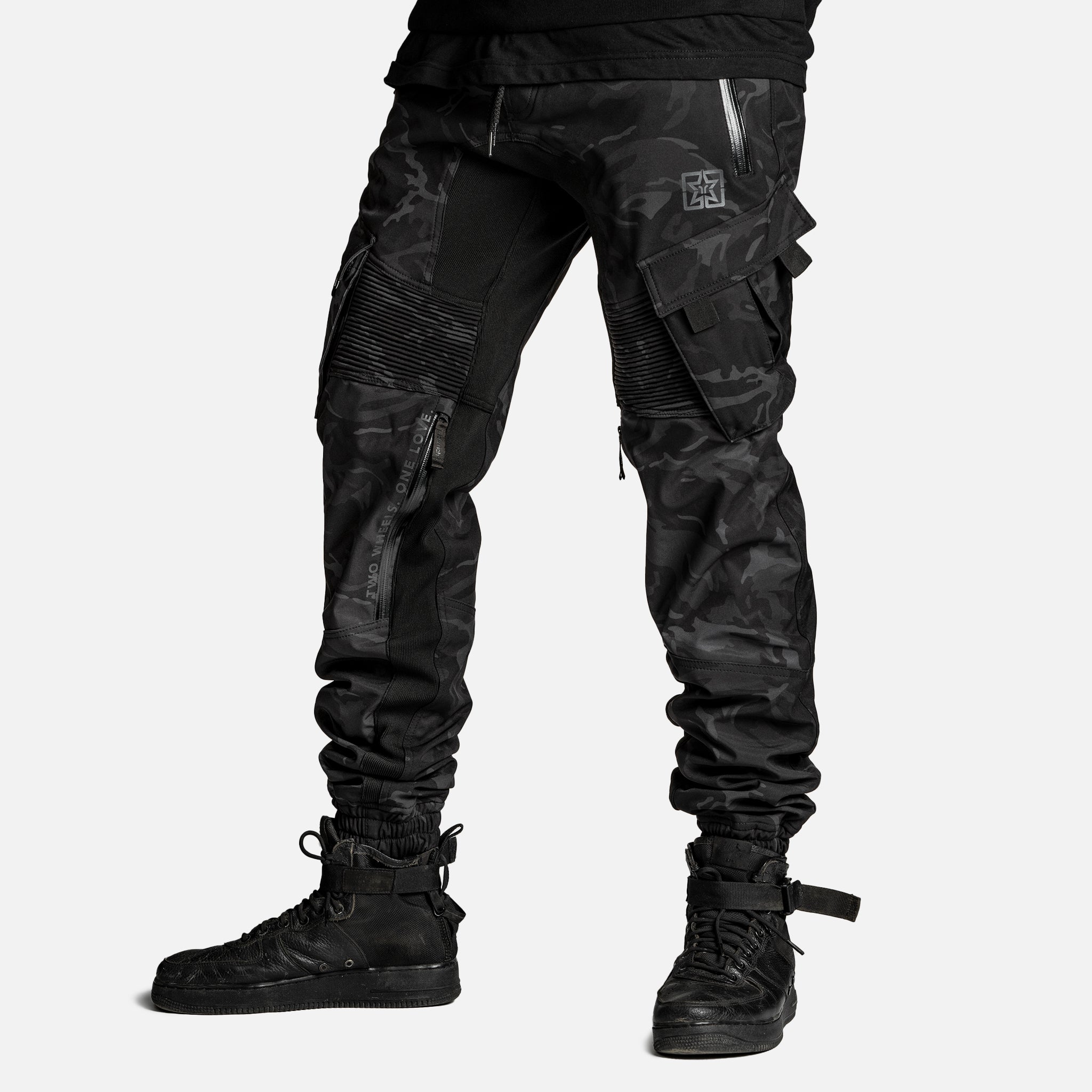 [Pre-Sale // Backorder] Unit 16™ Armoured Softshell Cargo Joggers {Black Camo}